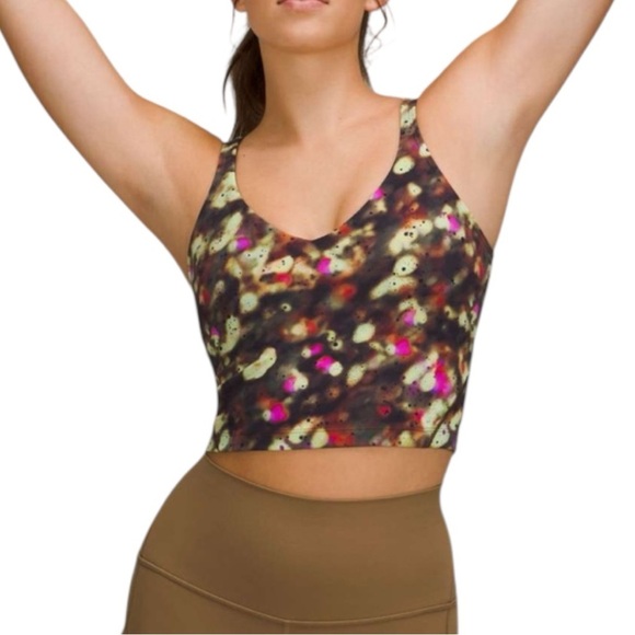 lululemon athletica Tops - Lululemon Align Tank Top Soft Focus Splatter Green Multi Women’s Size 8